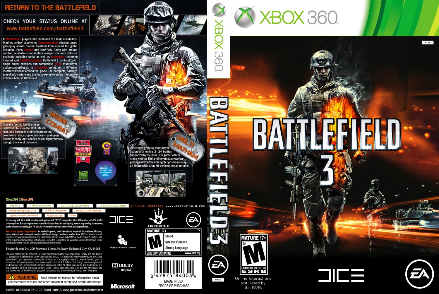battlefield 3 xbox 360