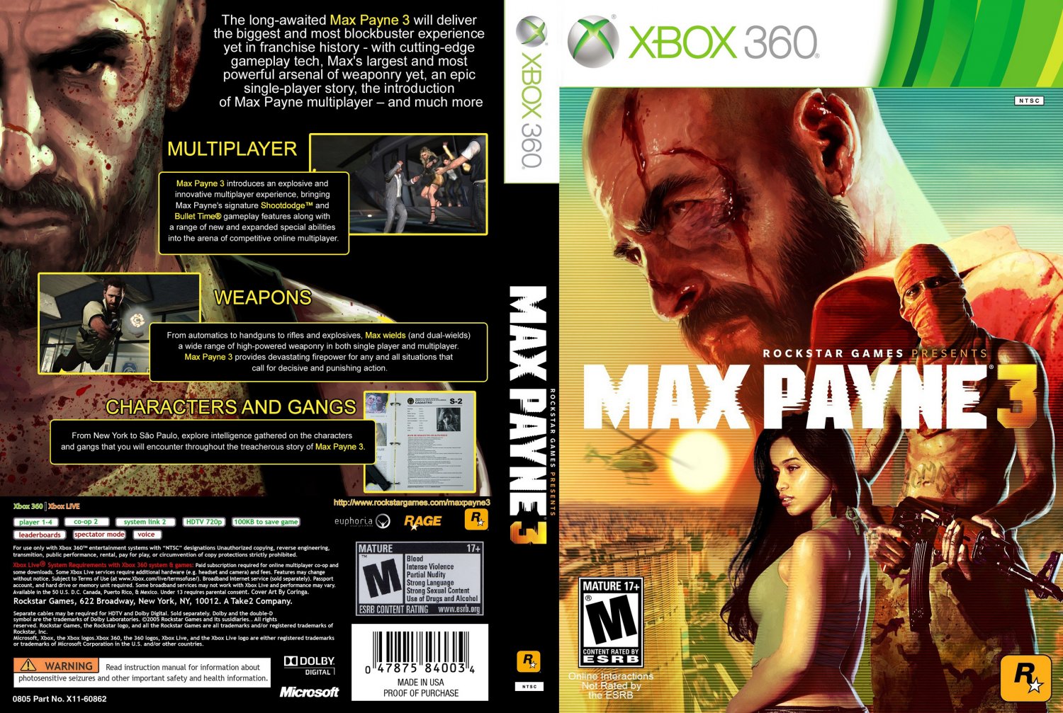 Max Payne 3 – XBOX 360