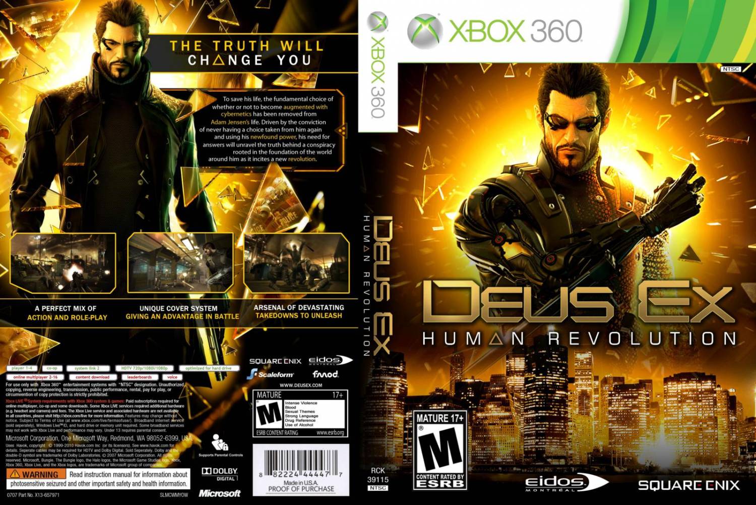 Deus Ex Human Revolution – Xbox 360